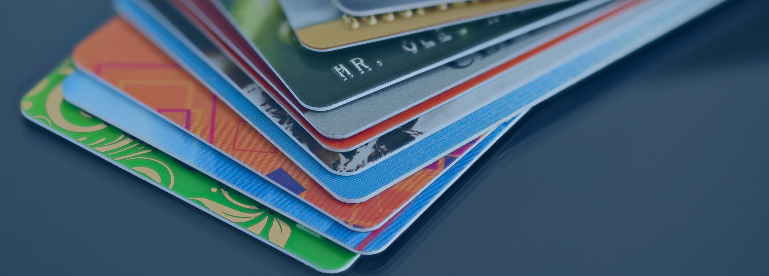 stack of credit cards