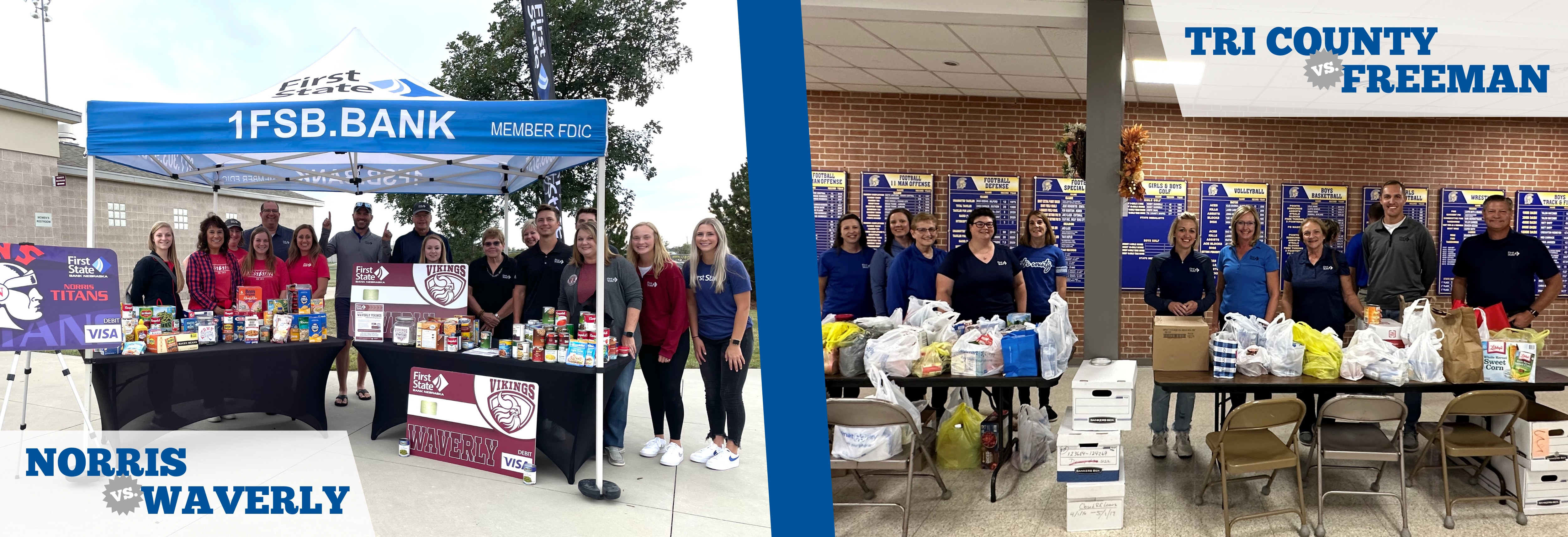 Food Drive - Norris versus Waverly, and Tri County versus Freeman