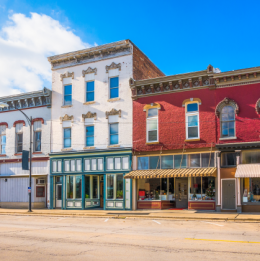 main street store fronts