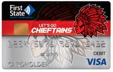Chieftains debit card