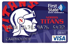 Norris Titans debit card